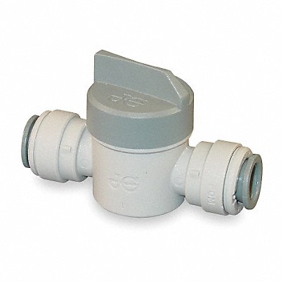 JOHN GUEST PISV0412CS Manual 2-Way Ball Valve Push Acetal