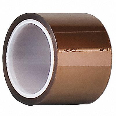 TAPECASE 15C553 Film Tape 1 in x 5 yd Amber 2.6 mil