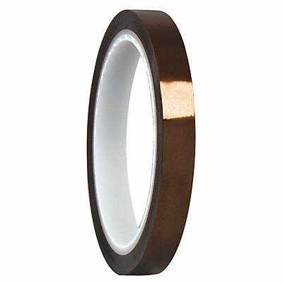 TAPECASE 15C555 Film Tape 1/4 in x 36 yd Amber 2.6 mil