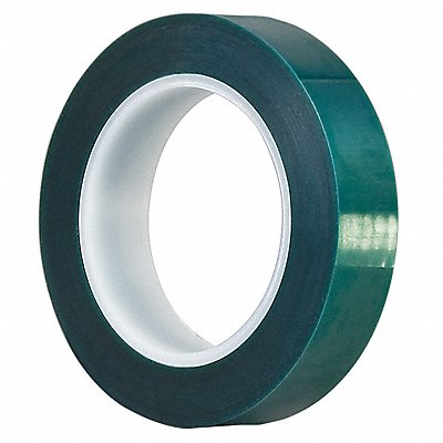 TAPECASE 15C569 Film Tape 3/4 in x 72 yd Green 3.3 mil