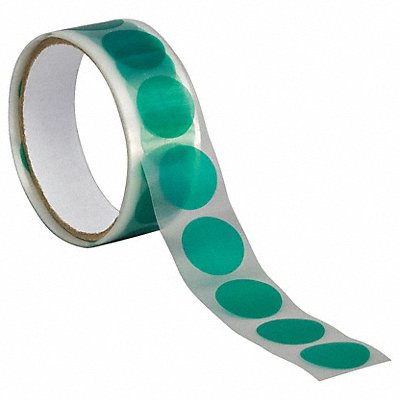 TAPECASE 15C643 Film Tape 2 in dia Green 3.3 mil PK100