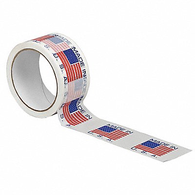 TAPECASE 15C749 Carton Sealing Tape Blue Red