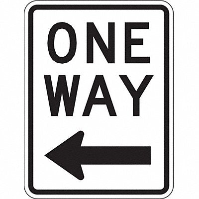 LYLE R62L18DA One Way Traffic Sign 24 x 18