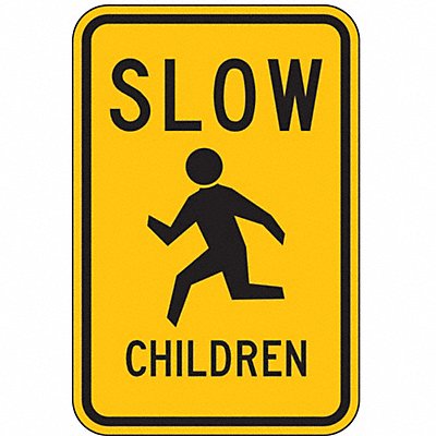 LYLE LW91318HA Children at Play Traffic Sign 24 x 18