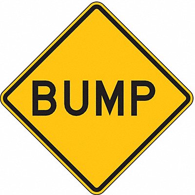LYLE W8130HA Bump Traffic Sign 30 x 30