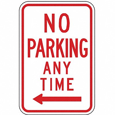 LYLE R71L12HA No Parking Any Time Sign 18 x 12