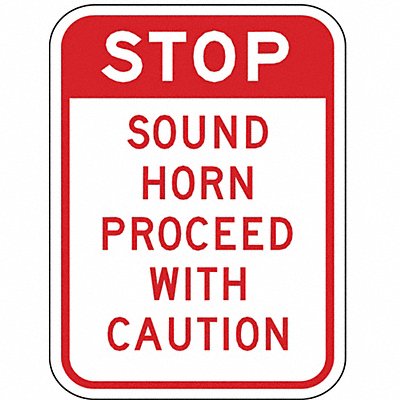 LYLE ST05212HA Facility Sign 18 inx12 in Aluminum