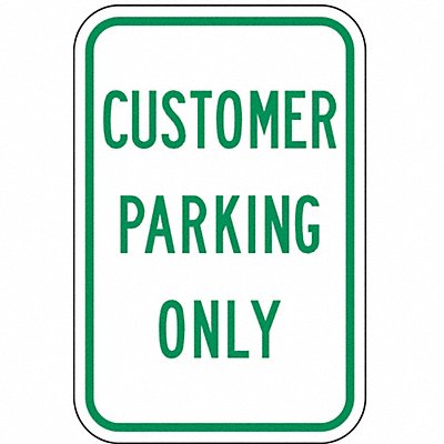 LYLE RP11612HA Customer Parking Only Sign 18 x 12