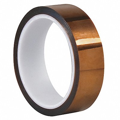 DUPONT KaptonHN Elec Tape 50 ft Lx1 in W 5 mil Amber