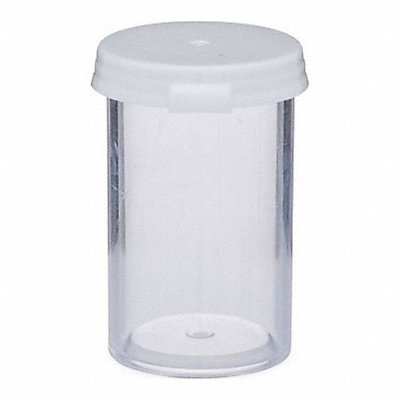 GRAINGER VIAL35C10 Vial with Cap 12.94 mL 28.6 mm Dia PK10