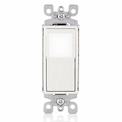 LEVITON L56132W Wall Switch White 120/277V AC Commercial