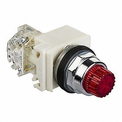 SCHNEIDER ELECTRIC 9001K2L35RH13 H6929 Illuminated Push Button Full Voltage Red SPDT