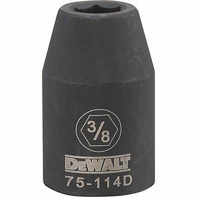 DEWALT DWMT75114OSP Drive Impact Socket 6PT 1/2in 3/8in SAE