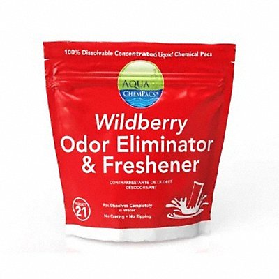 AQUA CHEMPACS 40997 Odor Elminator  Freshener / Wildberry