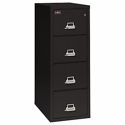 FIREKING 421572BL FR Filing Cabinet 4 Drawrs Lgal Blk