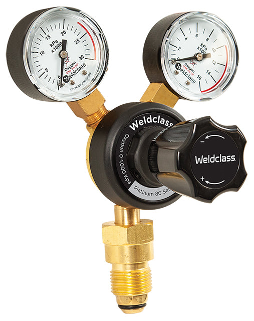 Weldclass 4-OXR1 Regulator Oxygen PLATINUM 0-1,000 Kpa