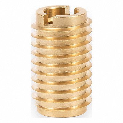GRAINGER 400510PK10 Threaded Insert for Wood PK 10