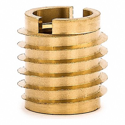 GRAINGER 400M10PK10 Threaded Insert for Wood PK 10
