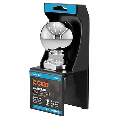 CURT 40068 Trailer Ball Steel 1-1/4 in Shank Dia.