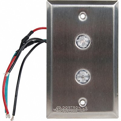 DORTRONICS 7201xL2H Door Status Indicator 2-3/4 W x 4-1/2 H