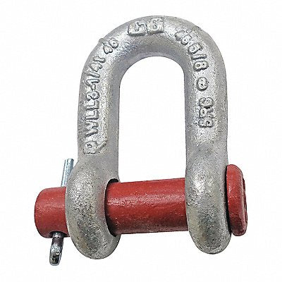 CROSBY G215 D-Shackle 3 000 lb Load Cap Carbon Steel