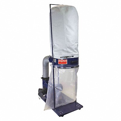 DAYTON 400H55 Dust Collector 12.6 Amps AC 33-1/2 H