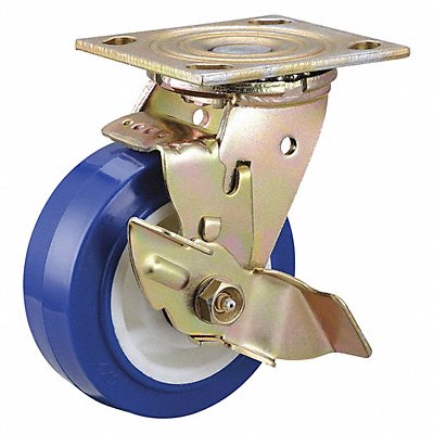 GRAINGER 400K43 Standard Plate Castor Swivel 750 lb.