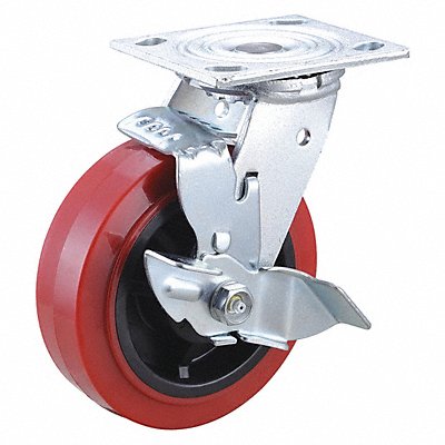 GRAINGER 400K54 Standard Plate Castor Swivel 800 lb.