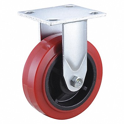 GRAINGER 400K55 Standard Plate Castor Rigid 800 lb.