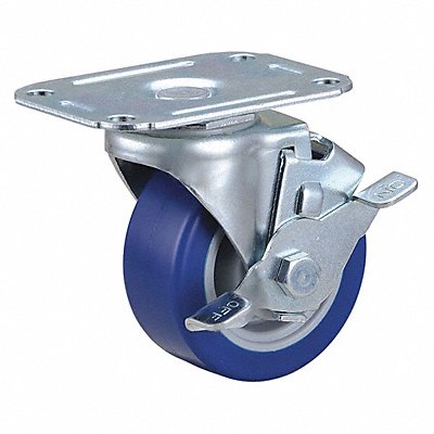 GRAINGER 400K66 Standard Plate Castor Swivel 175 lb.