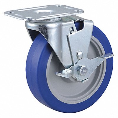 GRAINGER 400K68 Standard Plate Castor Swivel 220 lb.
