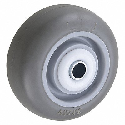 GRAINGER 400K88 Nonmark Rubber Tread Plastic Core Wheel