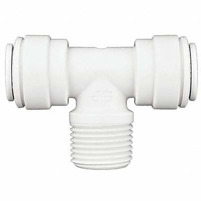 JOHN GUEST PP641223W Fixed Tee White 3/8 Tube Size PK10