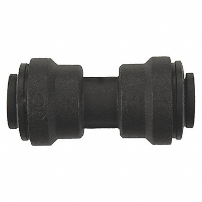 JOHN GUEST PP0408E Union Connector Black 1/4 Tube PK10