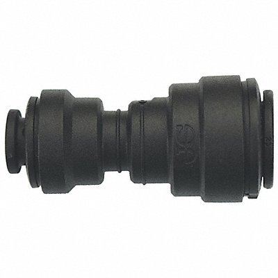 JOHN GUEST PP201208E Reducing Union Black 3/8  1/4 Tube PK10