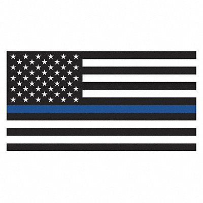 ANNIN  CO. 3916 US Thin Blue Line Flag 3 ft x 5 ft