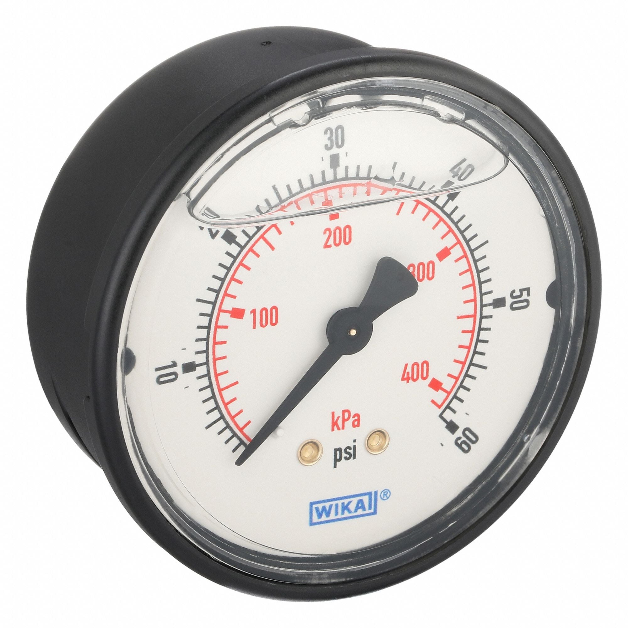 WIKA 113132560B Pressure Gauge 2-1/2 Dial Size MNPT