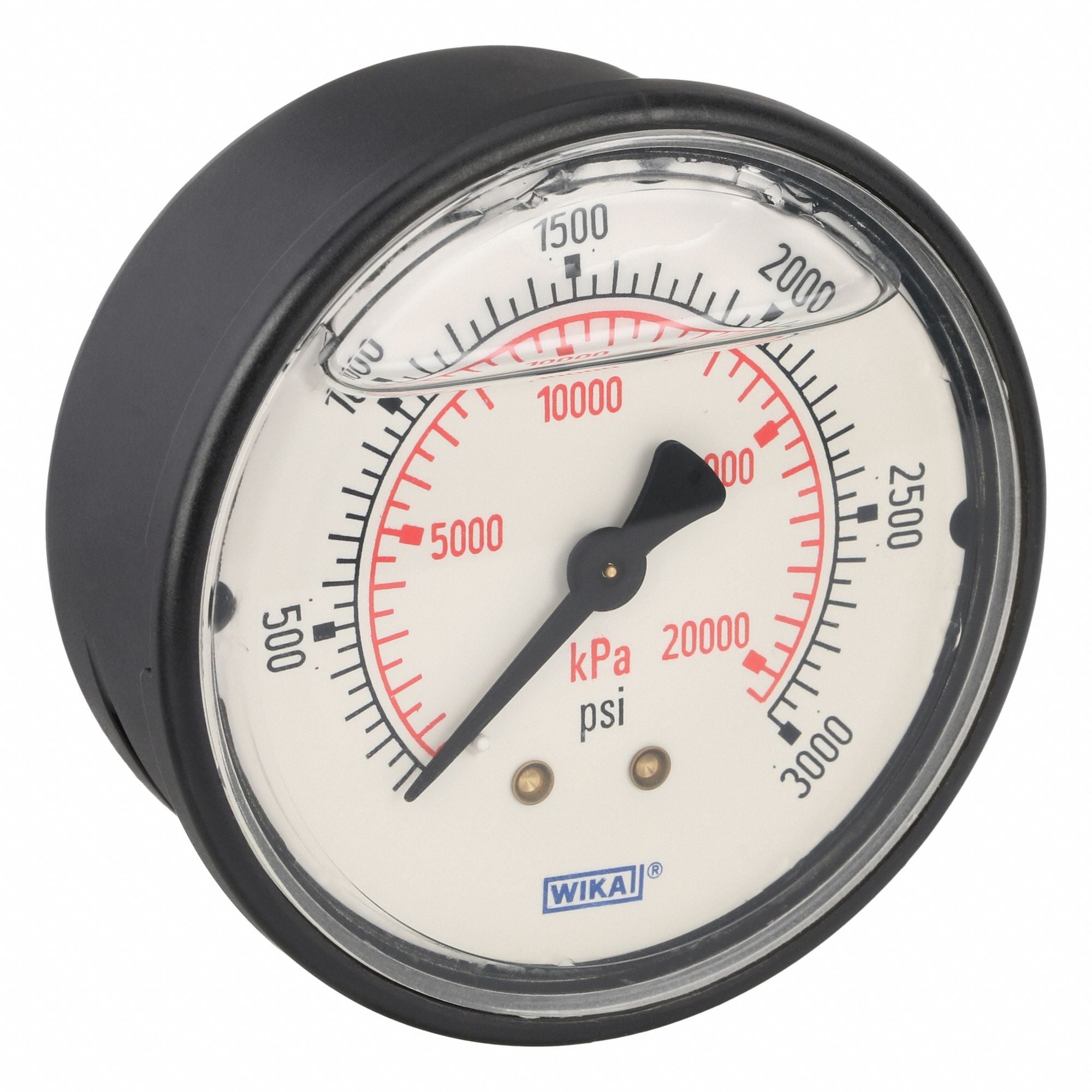 WIKA 11313253000B Pressure Gauge 2-1/2 Dial Size MNPT