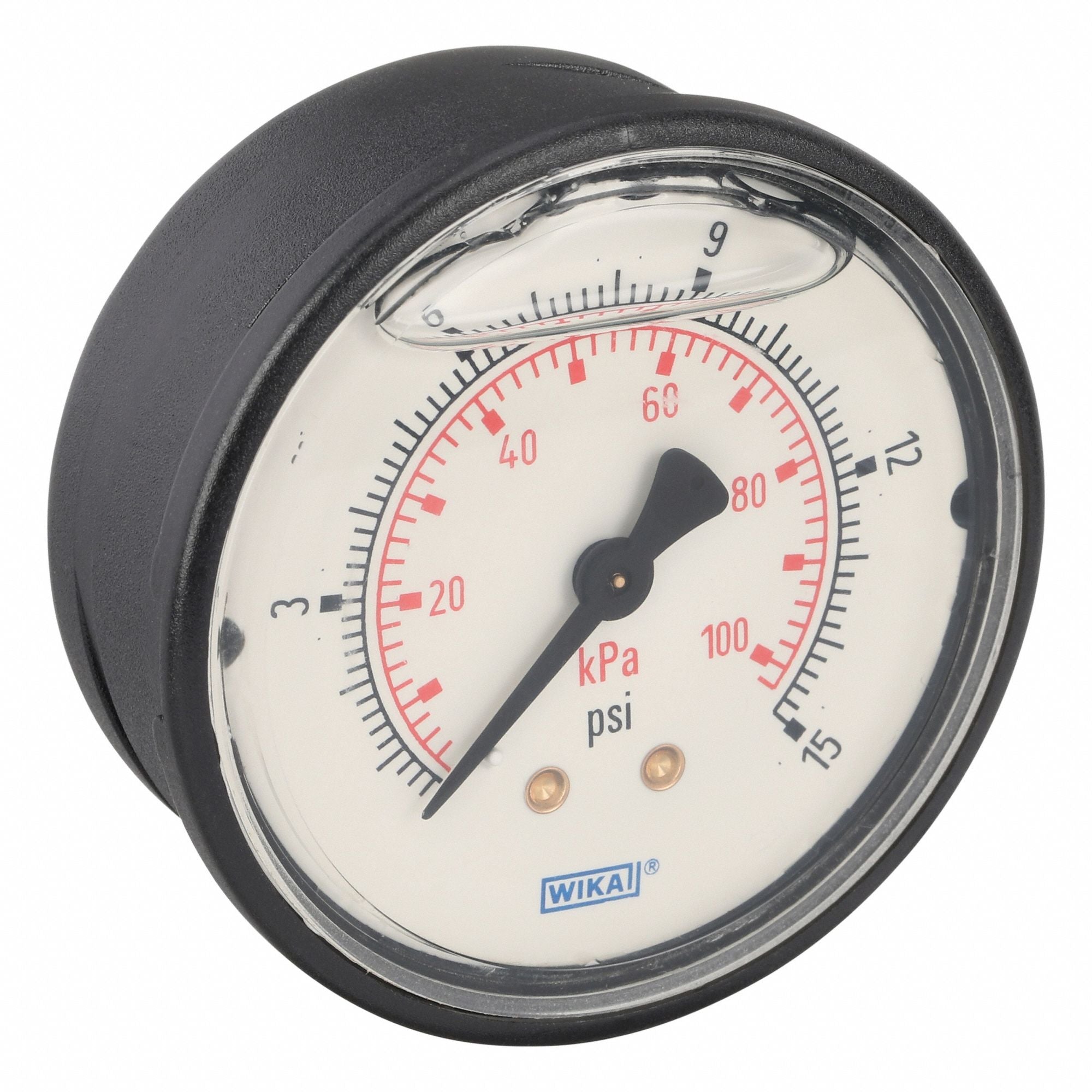 WIKA 113132515B Pressure Gauge 2-1/2 Dial Size MNPT