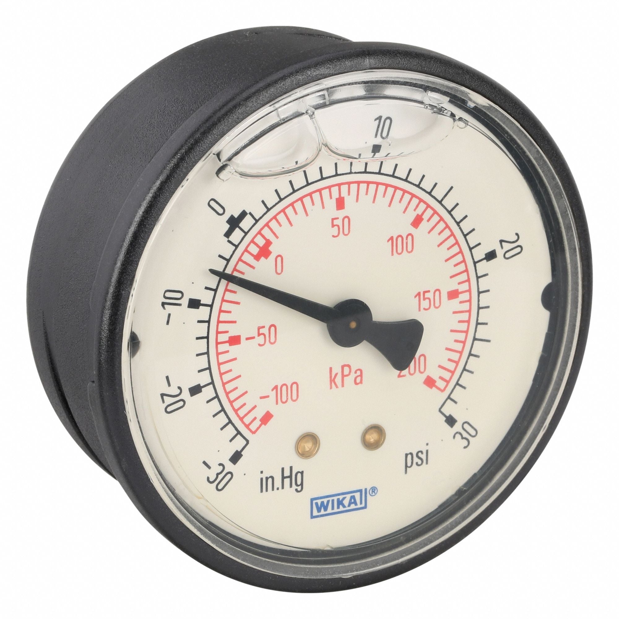 WIKA 113132530VB Vacuum Gaugee 2-1/2 Dial Size MNPT