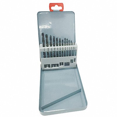 WESTWARD 401J88 Jobber Drill Set 13 pc HSS