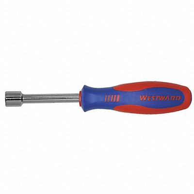 WESTWARD 401L37 Hollow Round Nut Driver 3/8 in