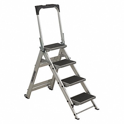 LOUISVILLE LADDER L201104 Step Stool 56 Overall H 4 Steps