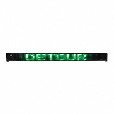 FEDERAL SIGNAL MB1G LED Message Display Sign Green 3 H