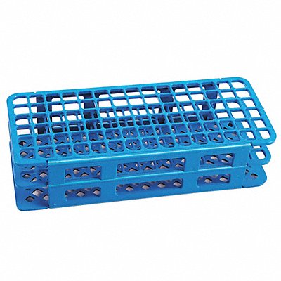 DYNALON 2256450002 Test Tube Rack 6x15 Format Blue 2-7/16 H