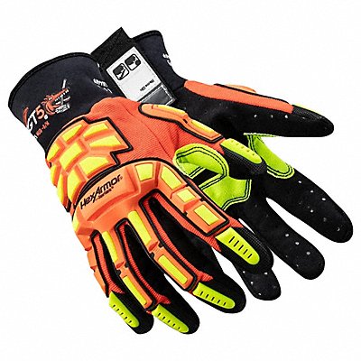 HEXARMOR 4021XXXXL12 Mechanics Gloves TPX Single Layer 3XL PR
