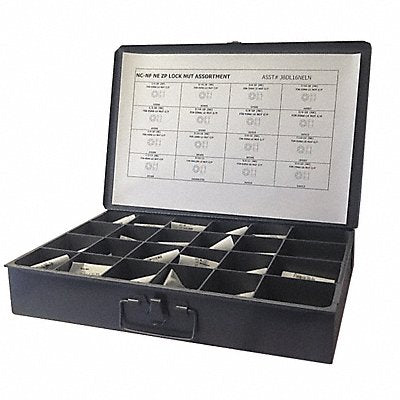 GRAINGER JBDL16NELN Nut Asrt Zinc Plated Steel 450PK