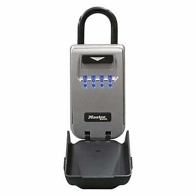 MASTER LOCK 5424D Lock Box Black/Grey Weight 1.15 lb.