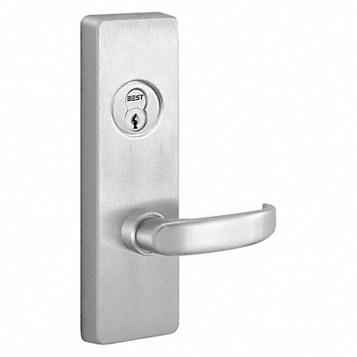 PRECISION 3R04903DLHRB630 Exit Device Trim Silver Overall 2-7/8 W