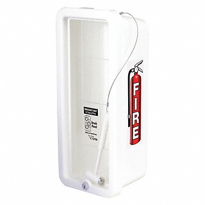 CATO 1055WWCH Fire Ext. Cabinet White Polystyrene
